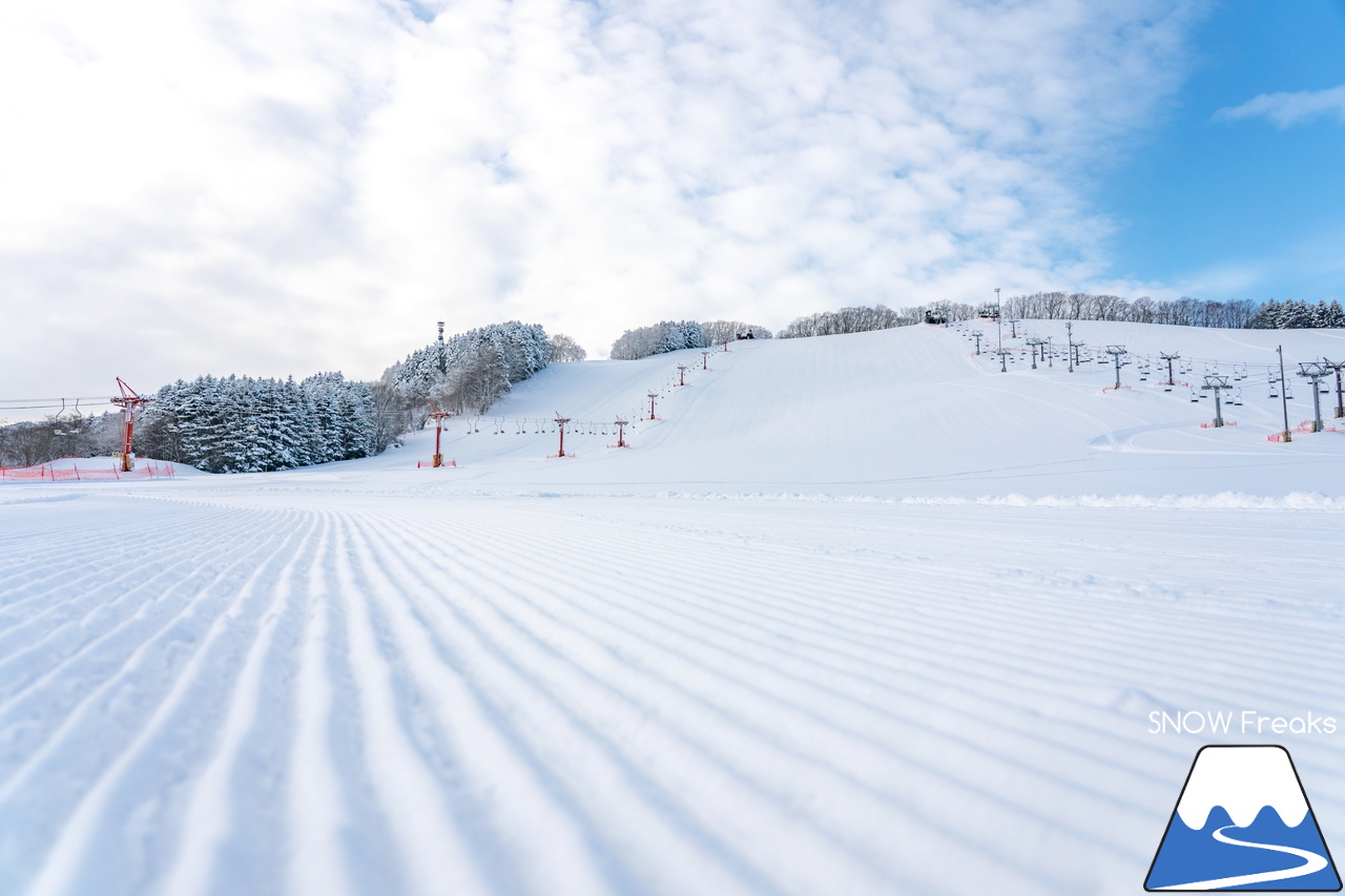北長沼スキー場｜晴天＋粉雪＝最高！素晴らしいコンディションで、2月がスタート(^^)/